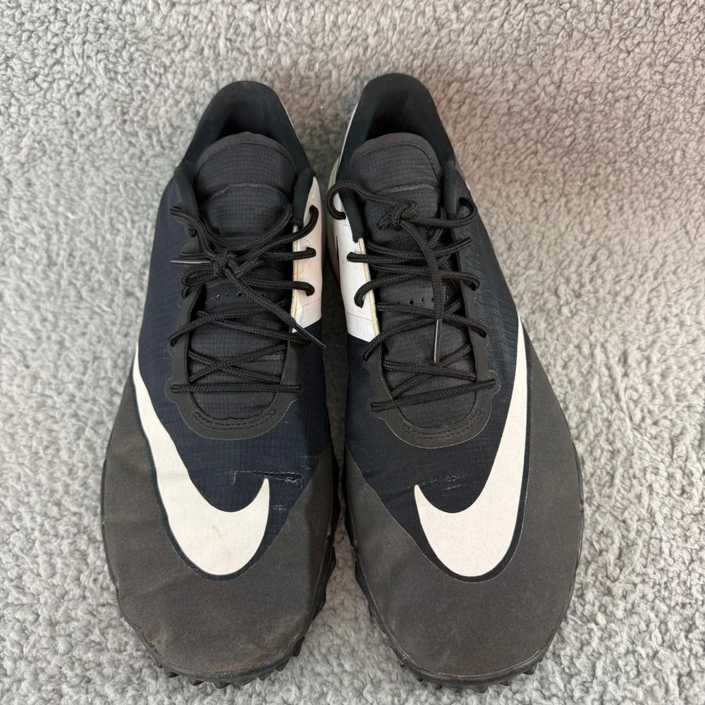 Nike Fi Flex Turf Golf Shoes Mens size 11 Black White 849960 Spikeless Sneakers‎